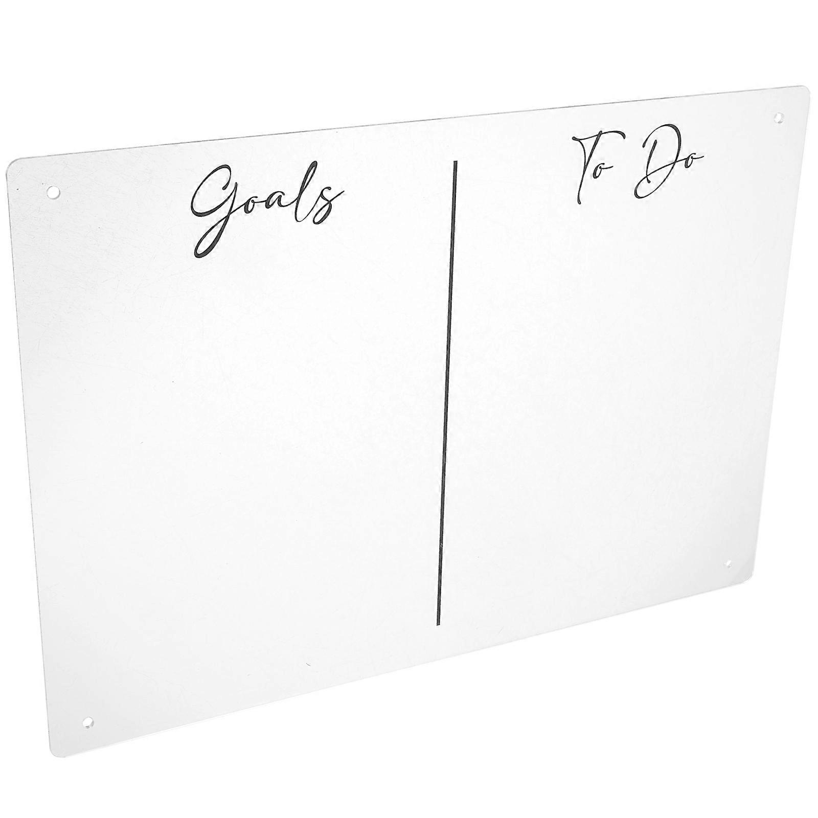 To Do Board Transparent Erasable For Student Planning And Organizing 1Pack