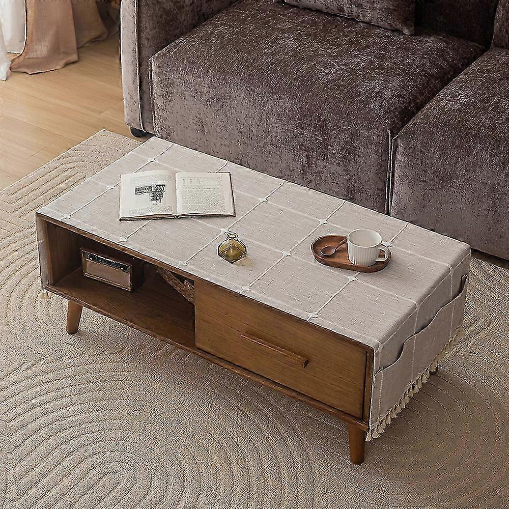 Waterproof Table Runner Checkered Tea Table Mat - Made from practical and easy-to-clean waterproof material suitable for daily use and vario