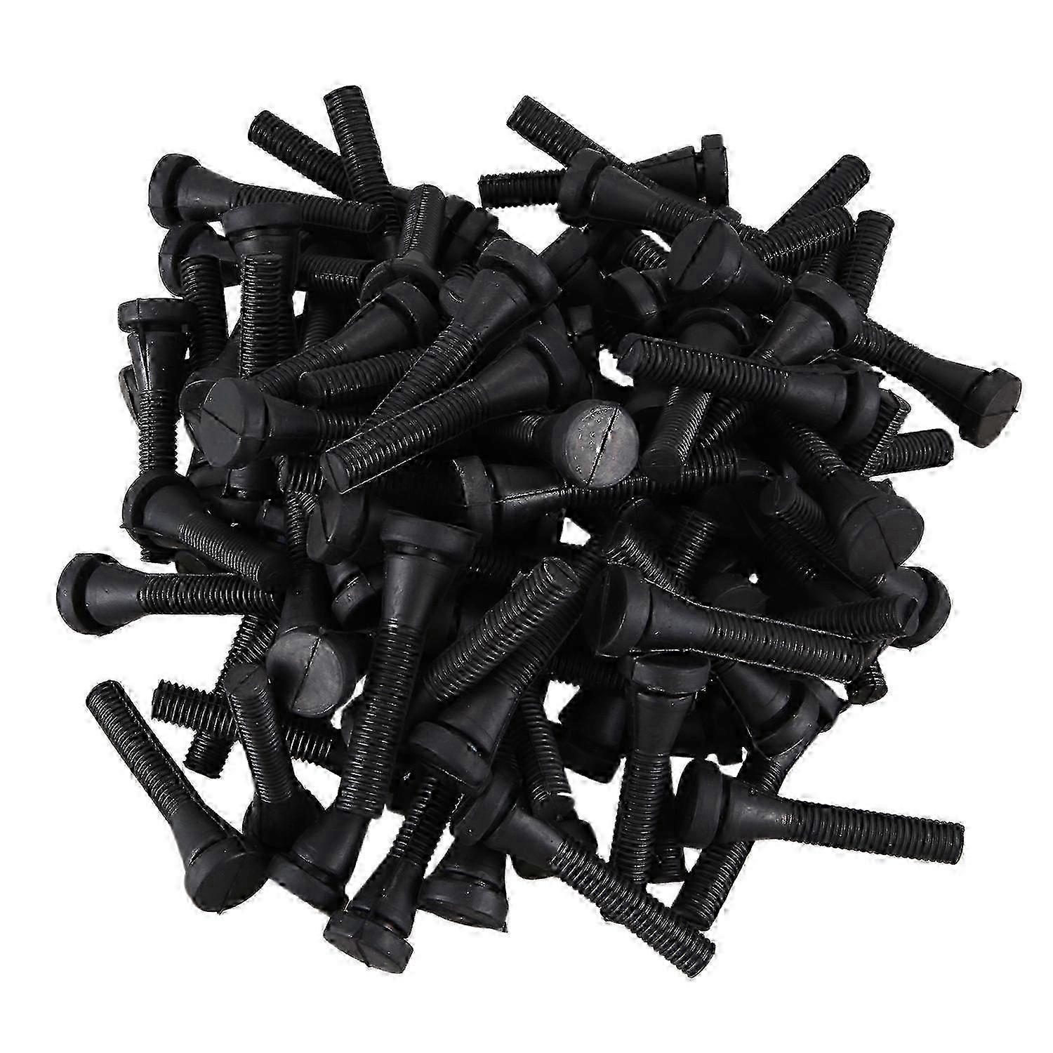 Poultry Plucking Tool 96Pcs Chicken Duck Feather Remover Stick Durable Black