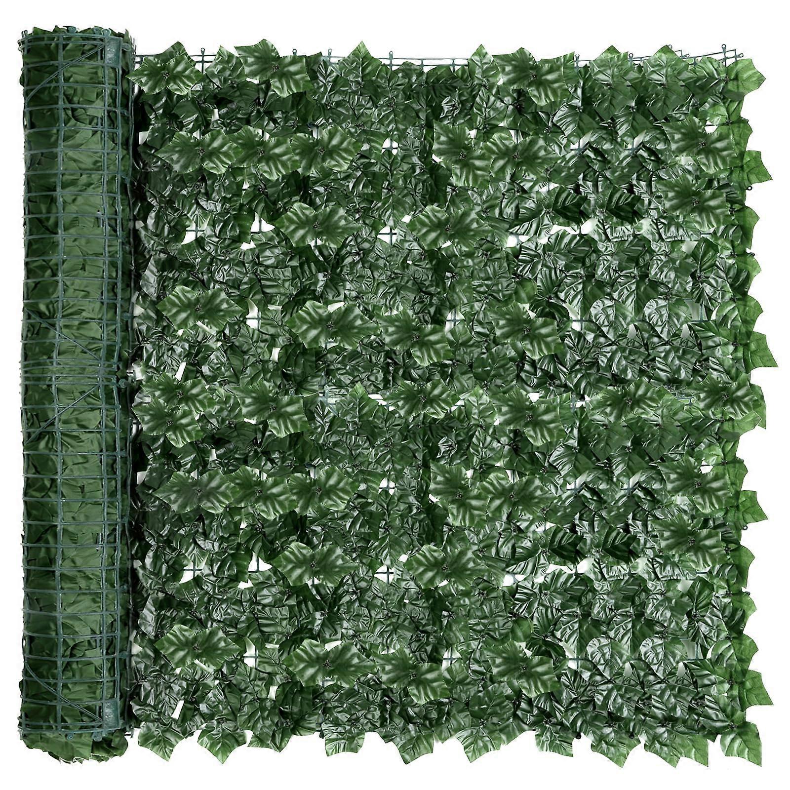 Artificial Ivy Privacy Fence Green Leaf Screen for Home Balcony Garden