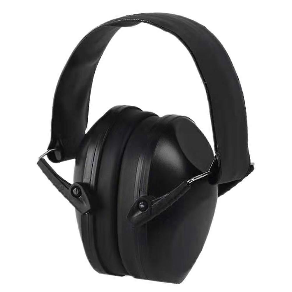 Hearing Protection Earmuffs Baby Sleeping Infant Noise Reduction Black 20x13.5cm 1Pcs