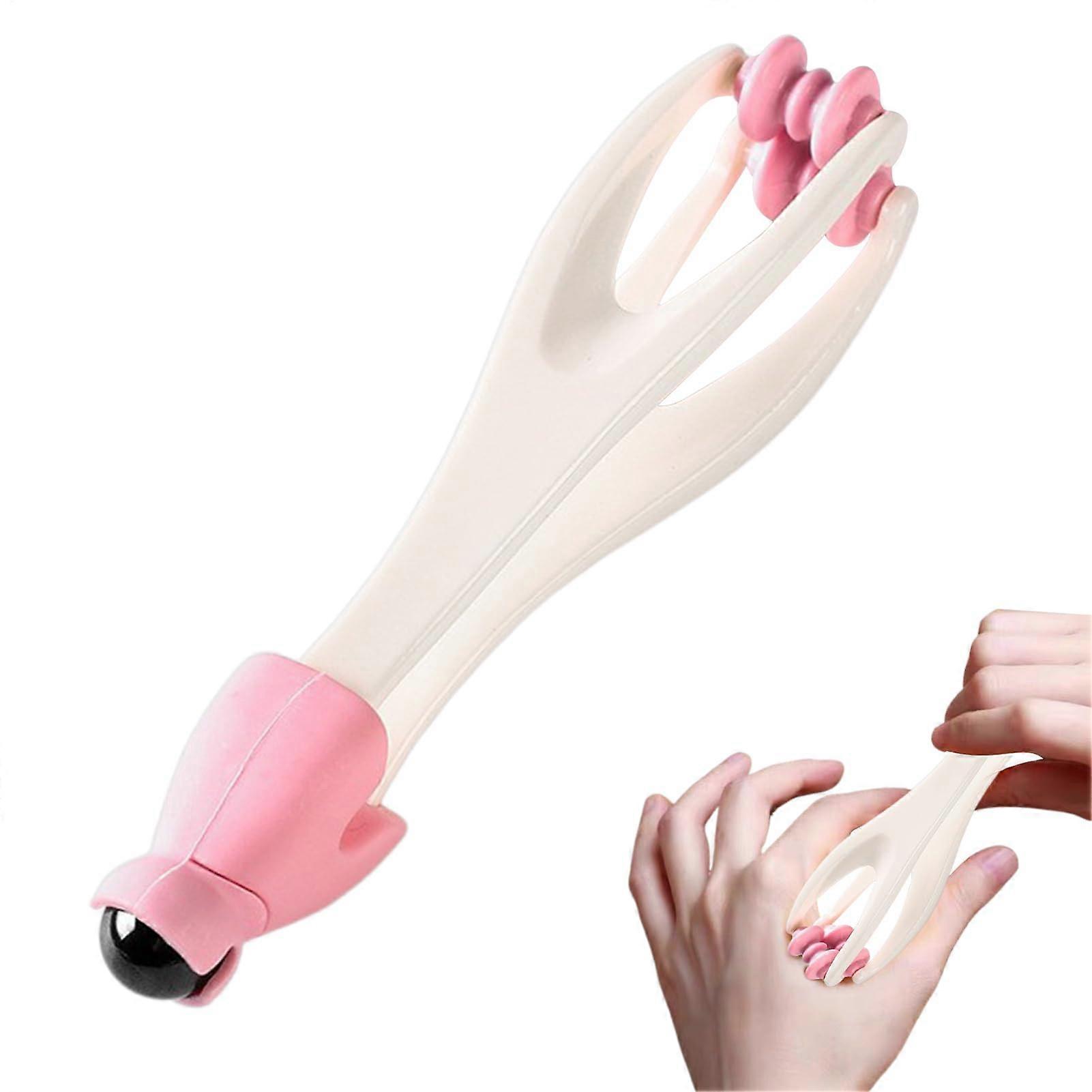 Portable Wireless Massage Roller for Muscle Relaxation Stress Relief Pink