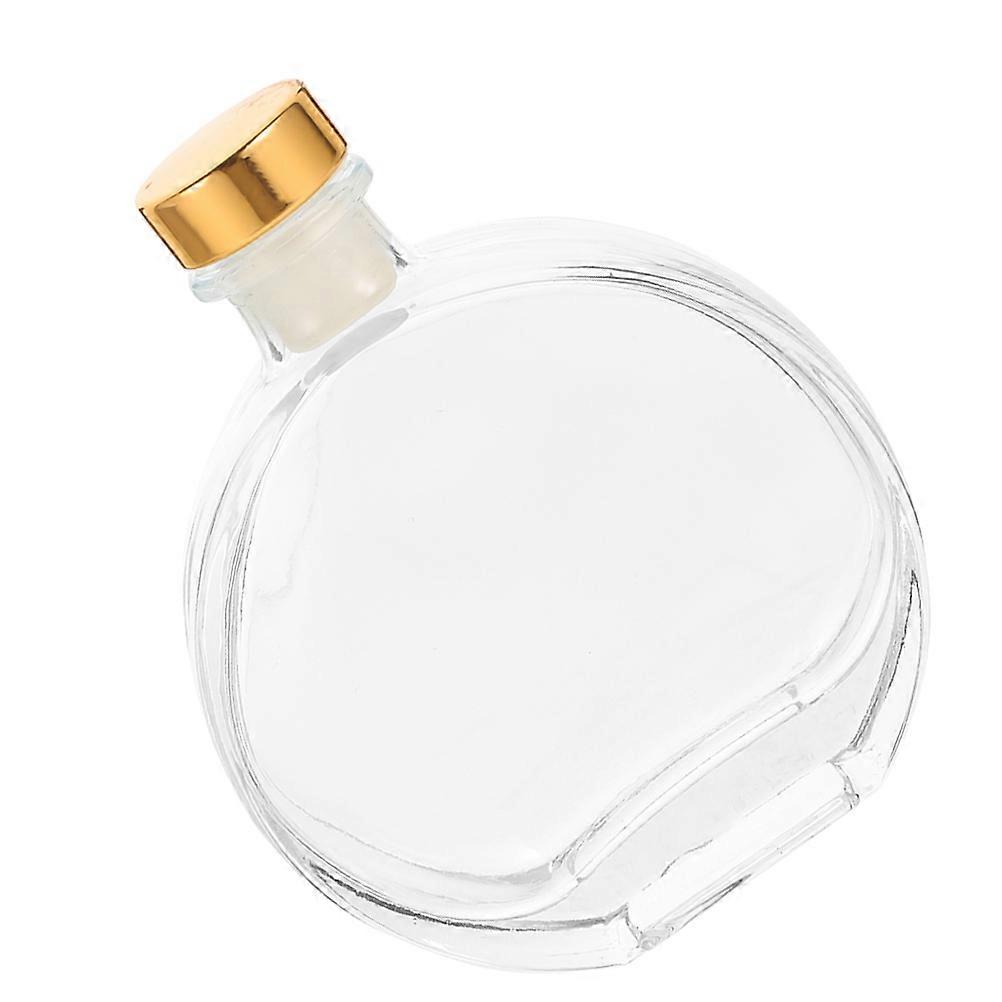 Aromatherapy Replacement Bottle Hotel Flat Round Essential Oil Storage 1 Set