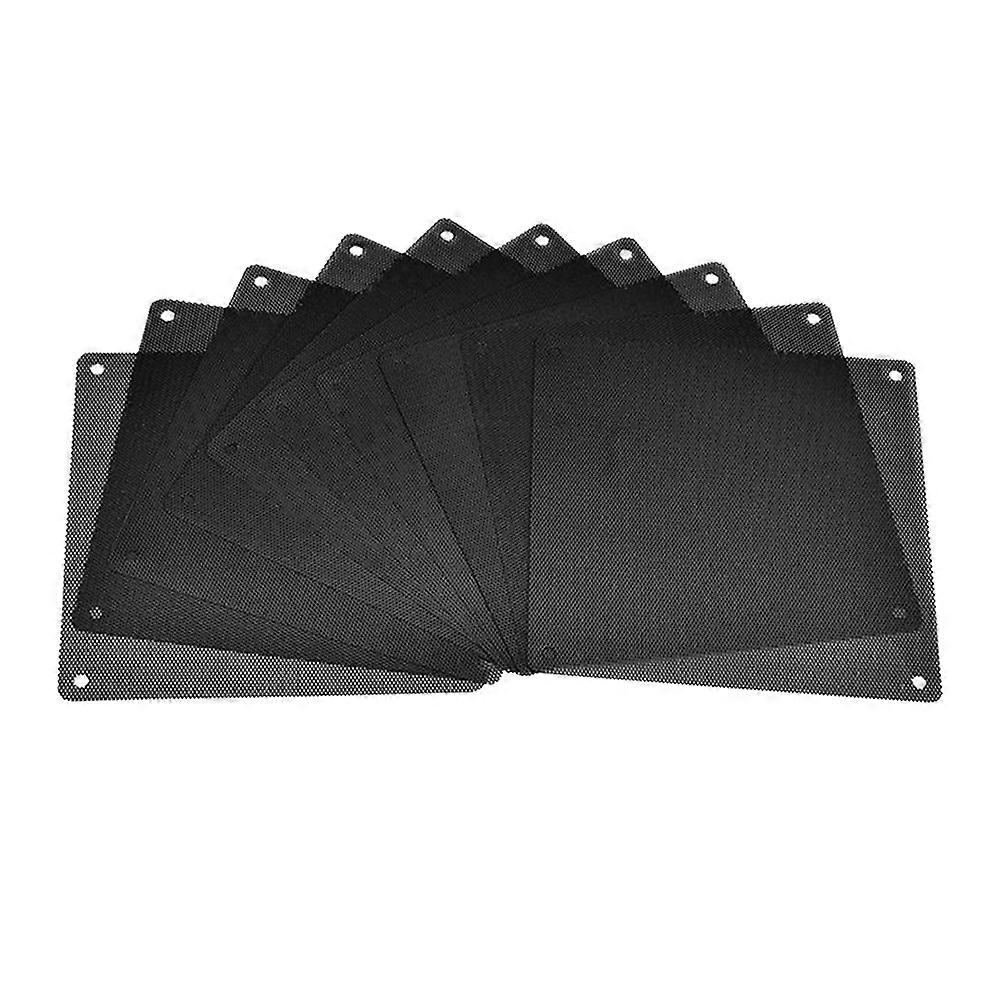 Computer Fan Filter Dustproof Noise Reduction Extends Fan Lifespan Black 15Pcs