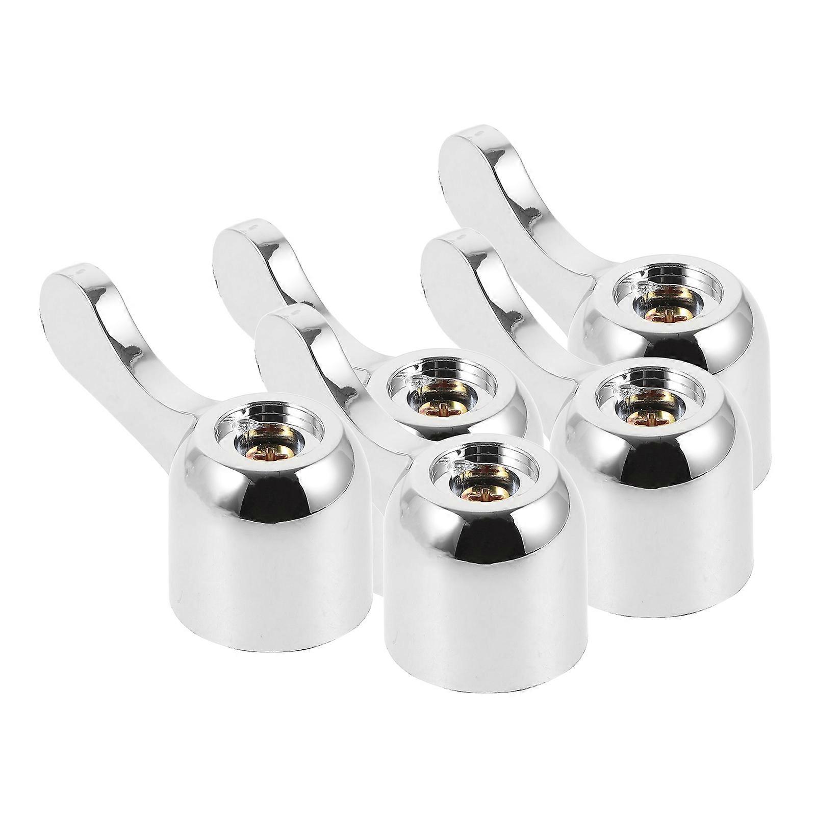 Replacement Kitchen Handle Metal Faucet Handle for Washing Machine Tap Simple Design 5Pcs