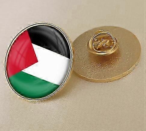 3個のパレスチナ国旗ピンバッジ、パレスチナパレスチナ国旗ピンバッジラペル、パレスチナナショナルエナメルバッジアームバンド