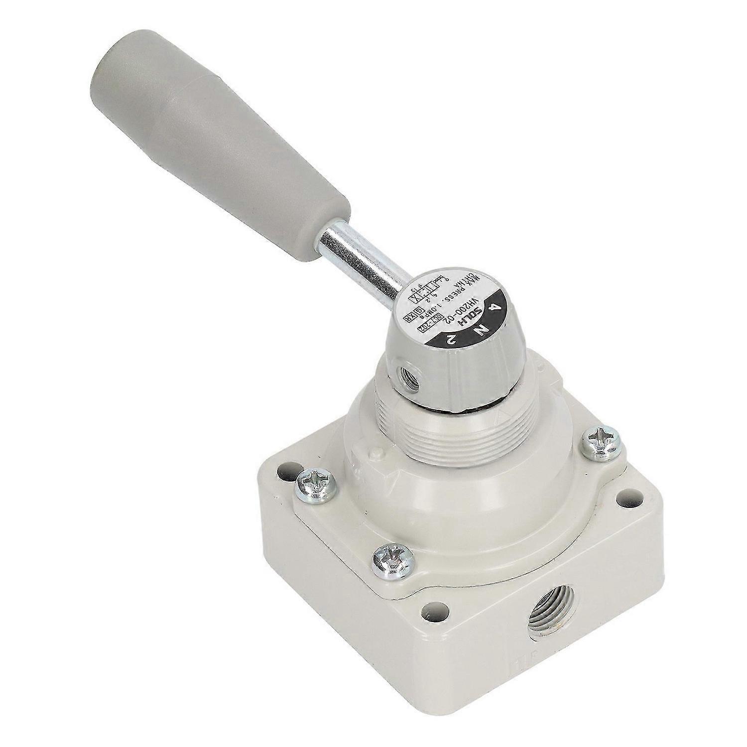 Manual Rotary Valve with Handle 3 Position 4 Way Reversing Bidirectional Flow Control Valve
