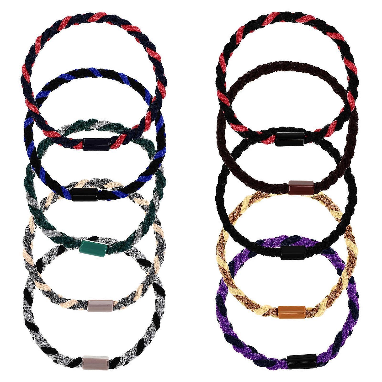 Here's a polished and professional product description for your **Elastic Hair Ties**:
### π 10pcs Elastic Hair Ties for Women & Men β Gentle,