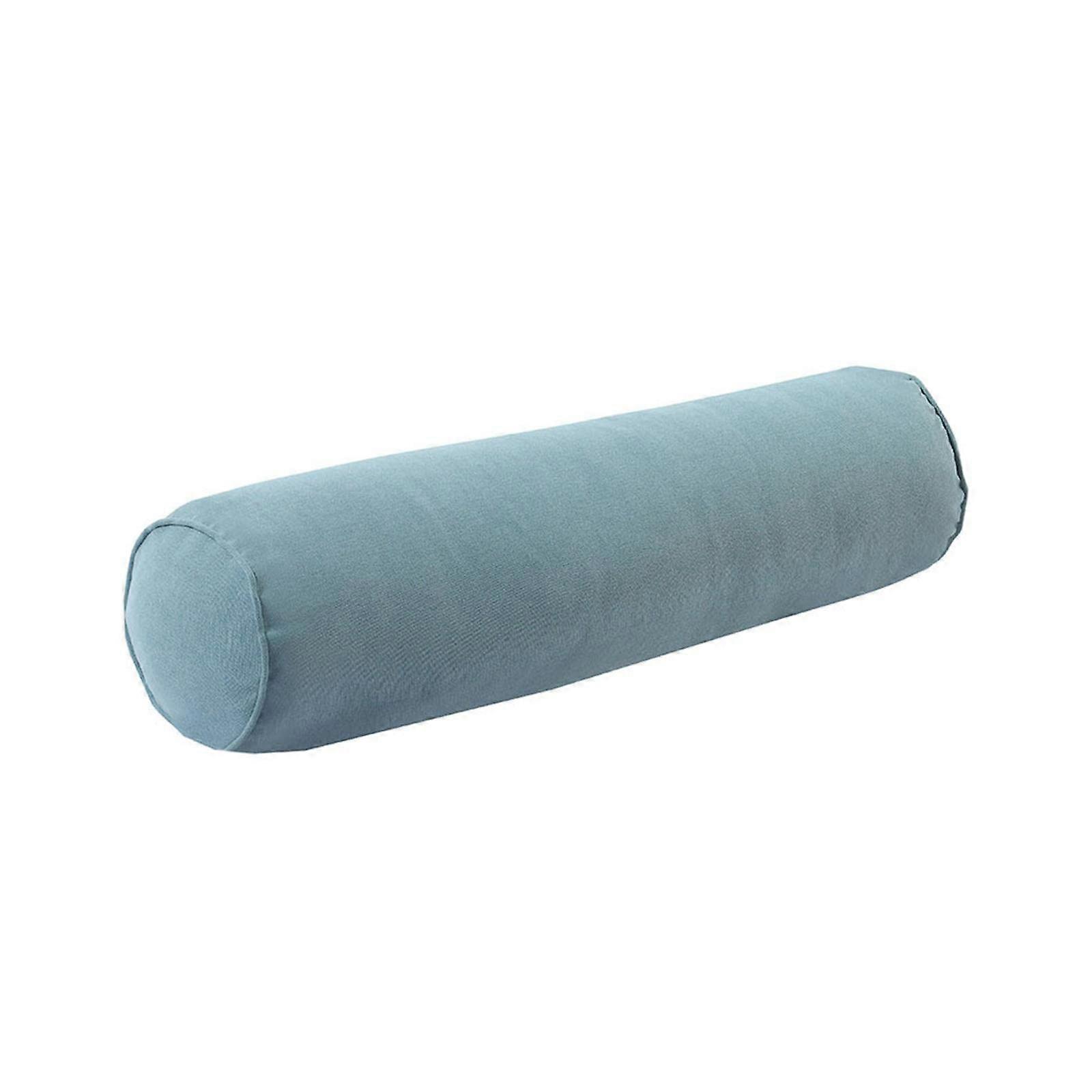 Round Neck Cushion Hollow Cotton Soft Comfortable Office Spine Car Cushion Lake Blue