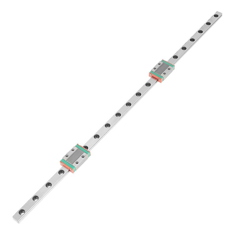 1pc 400mm LML9B Miniature Linear Rail Guide Rail 9mm Width 2pcs Slide Blocks