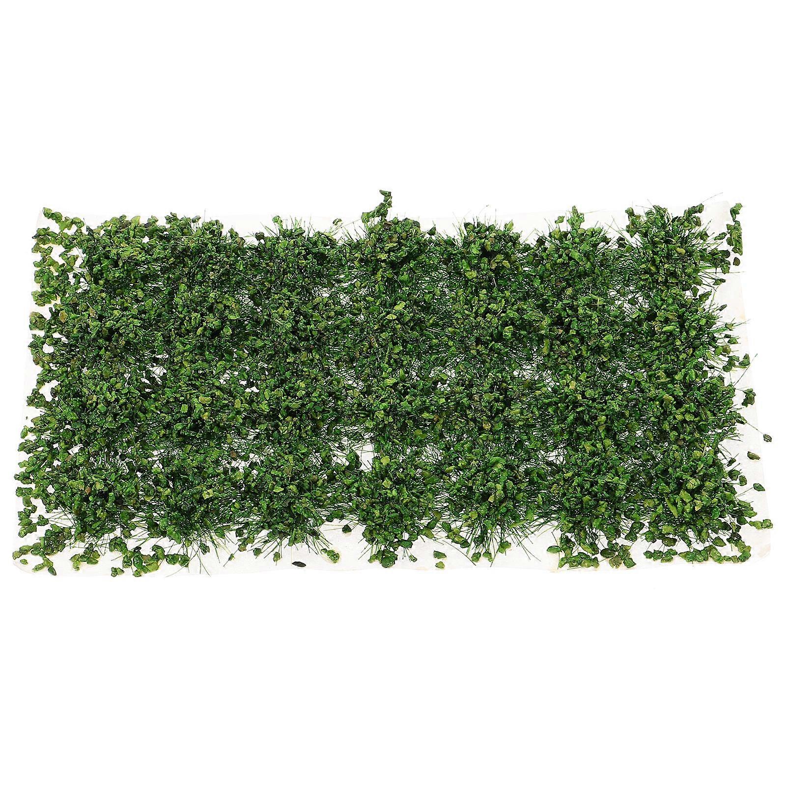Fake Grass Miniature Landscape Decorative Simulated Grass Cluster Green 4.3×2.4×0.1in Diy
