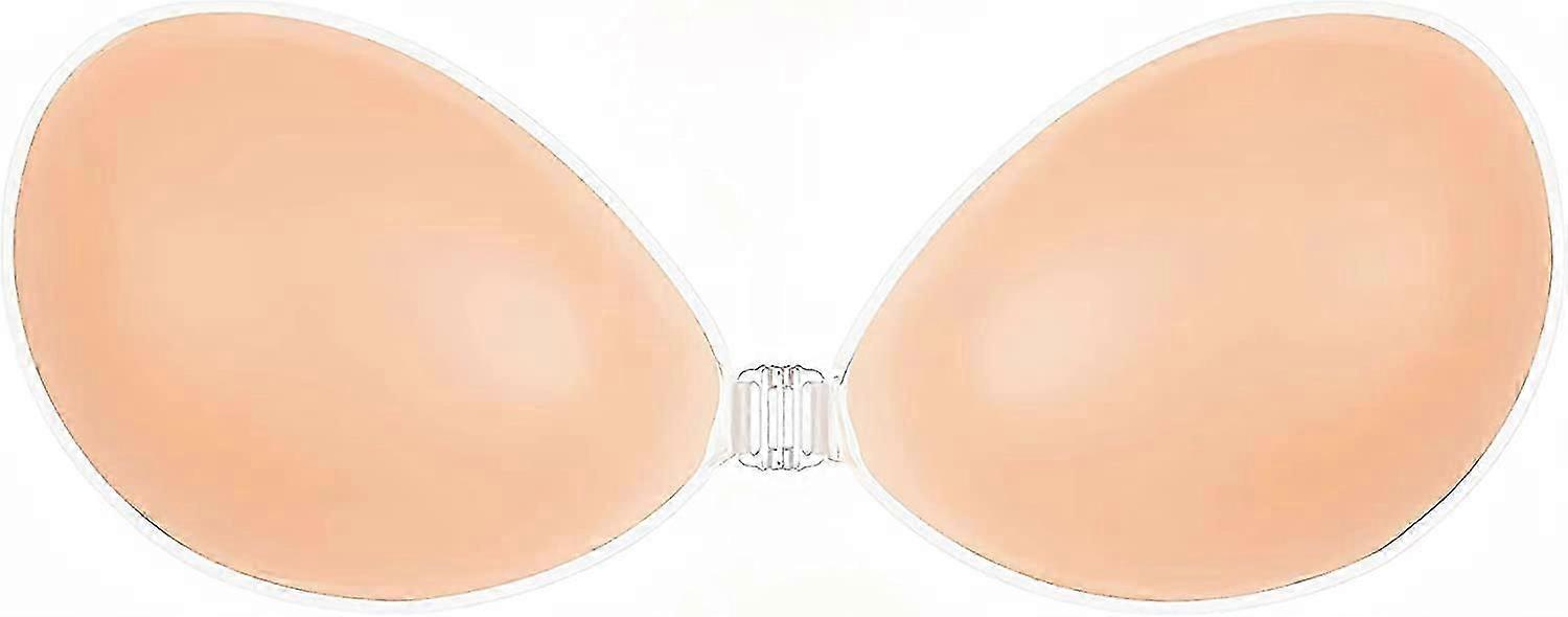 Push up Silicone Bra Invisible Adhesive Sticky Bra Reusable Backless Strapless Bra A-E