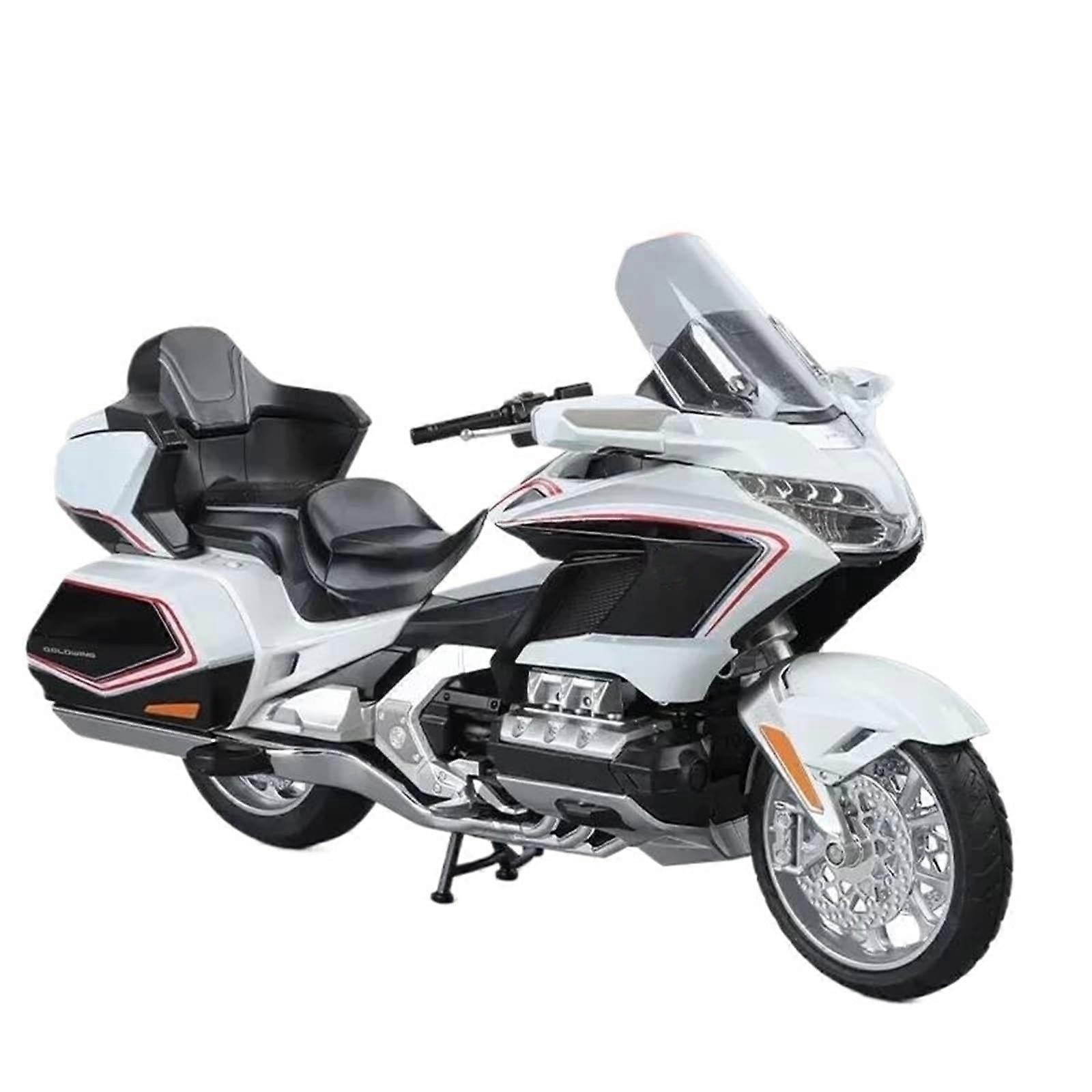 1:11 For Goldwing GL800  Alloy Diecast Motorcycle Model (White)