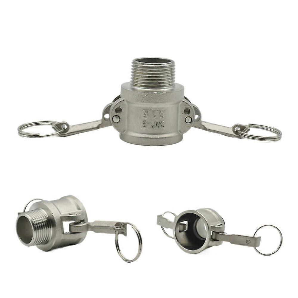 1/2' 3/4' 1' 11/4' 11/2' 2' SS304 Cam Lock Joint Adapter Hook Quick Disconnect (Type B)