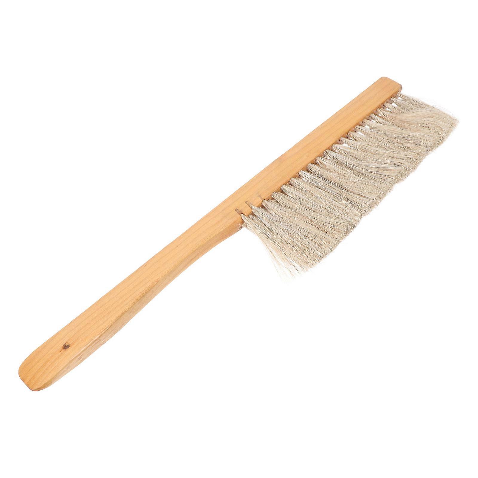 Wood Handle Beekeeper Brush with High Grade Bristles for Secure Grip – Practical Beekeeping Tool for Hive Frame Cleaning, Easy Use and Maintenance