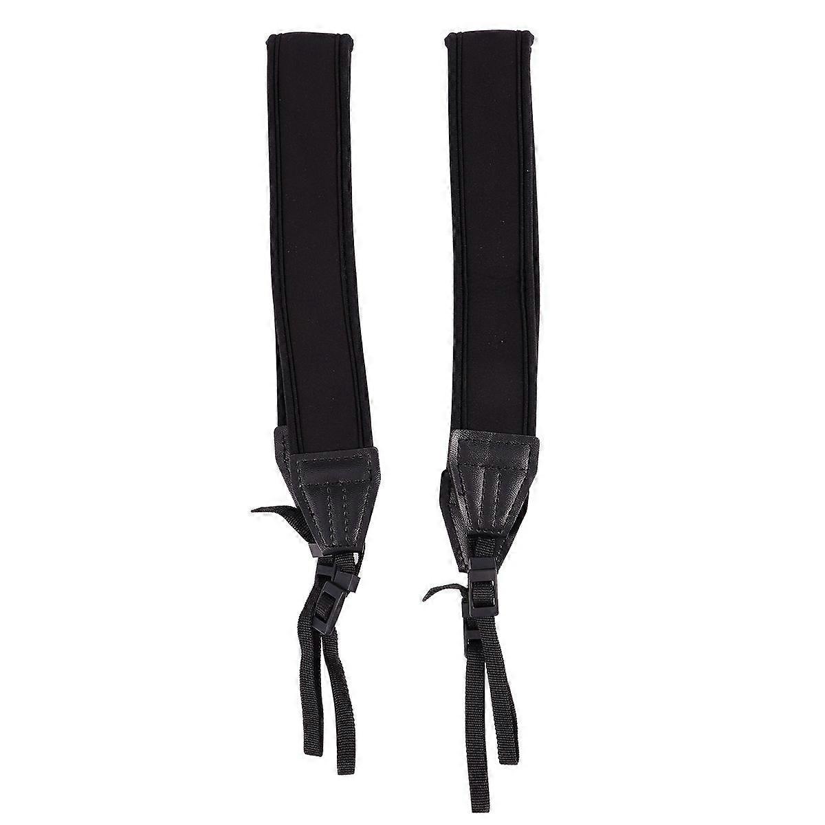 Binoculars Lanyard Long Section Widened Strap Camera Shoulder Neck Lanyard Universal Camera Hanging Rope with Connecting Buckle(Black)