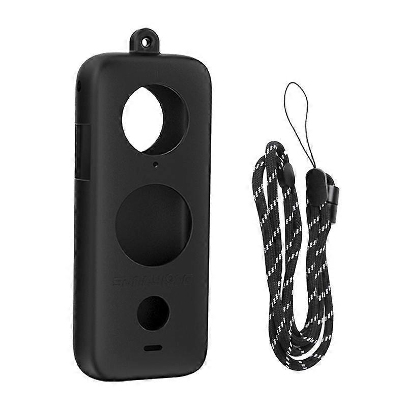 For Insta360 One X2 Svart Kroppsveske + Snortau For Insta360 One X2 Svart Kroppsveske + Snortau