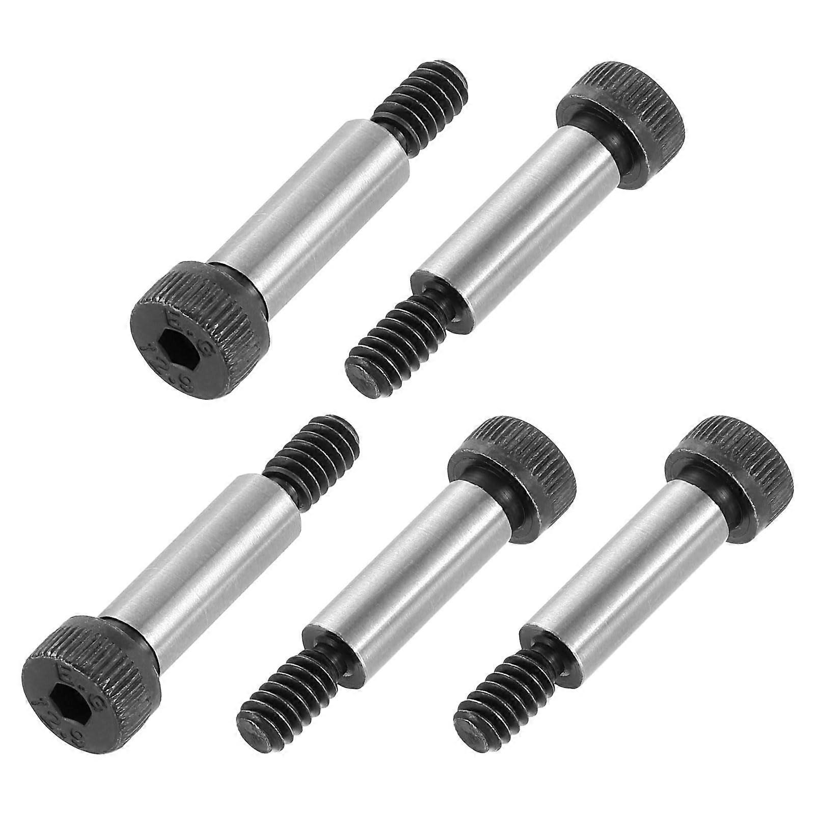 Alloy Steel Hex Socket Shoulder Bolts 3/4' Shoulder Length, 1/4' Shoulder Diameter, 1024 Thread (Pack of 10)