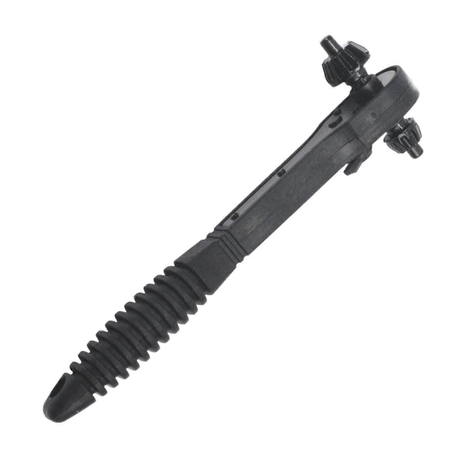 Drill Chuck Wrench with Ratchet Spanner, Quick Change Mechanism, Ergonomic Handle, Black, Ideal for Bike and Plumbing Maintenance