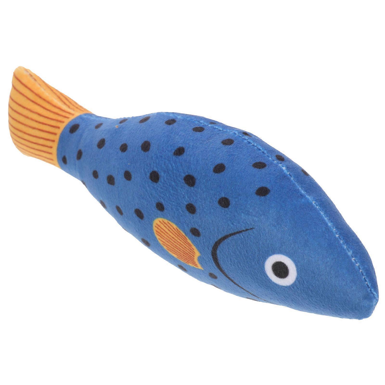 Catnip Toys Plush Fish Toy for Cat Chewing 1 Kitten Interactive Pet Toy