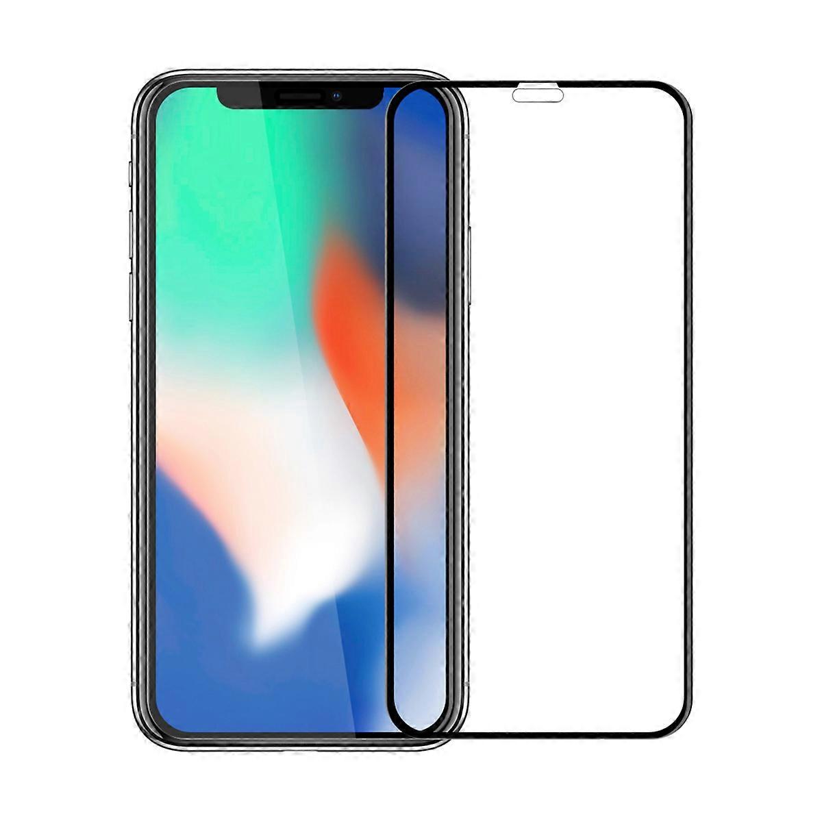 Full Coverage Tempered Glass Screen Protector Scratch Resistant, High Clarity, Shockproof, Easy Application, Black Edge