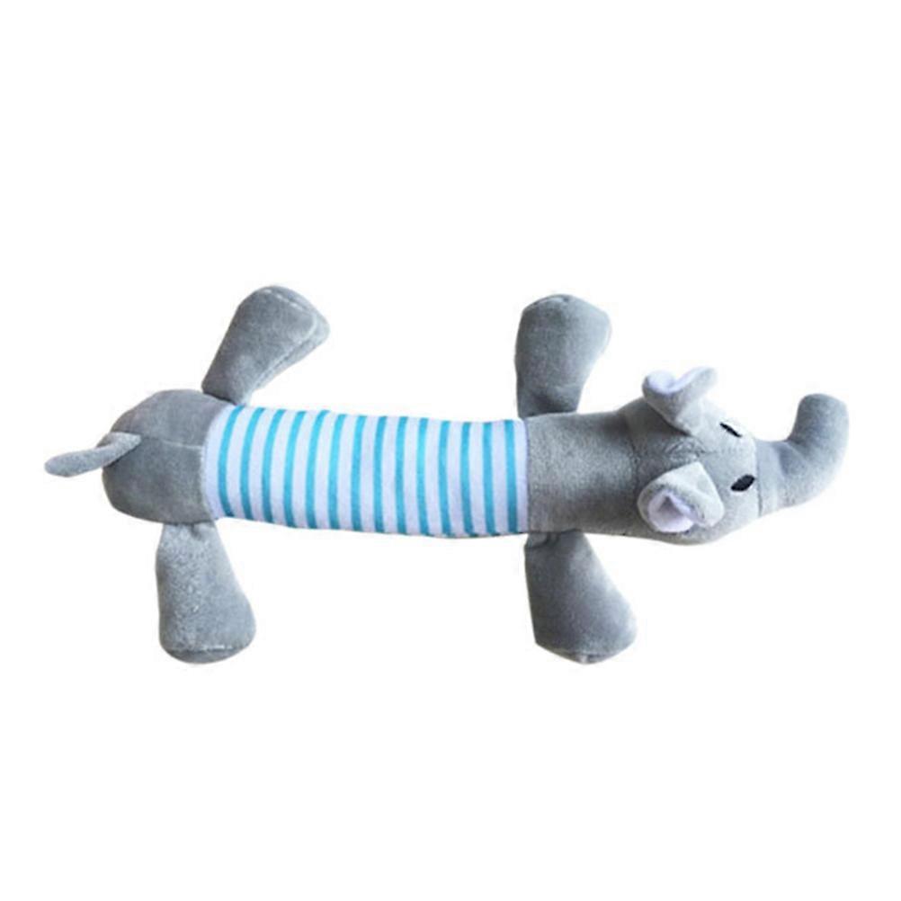 Puppy Chew Toy Small Dog Squeaky Toy Plush Dark Grey 26 x 6 x 4 cm 1Pack