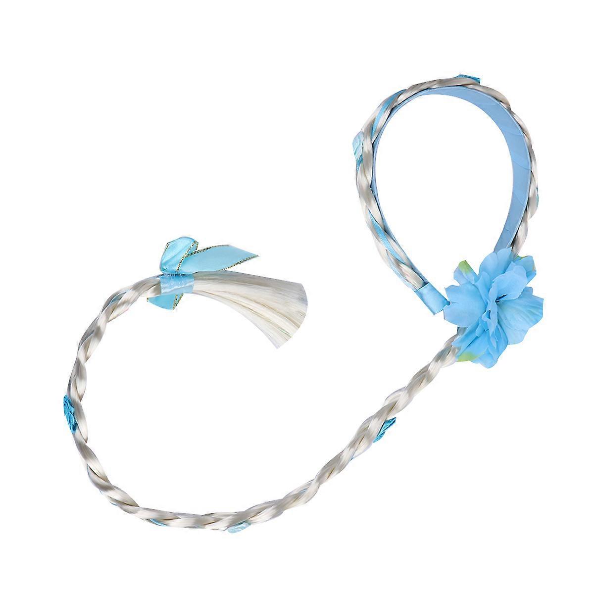 a refined and engaging product description based on the details you provided:

 

**Lightweight Fake Braid Headband with Flower Accents – Stylish &