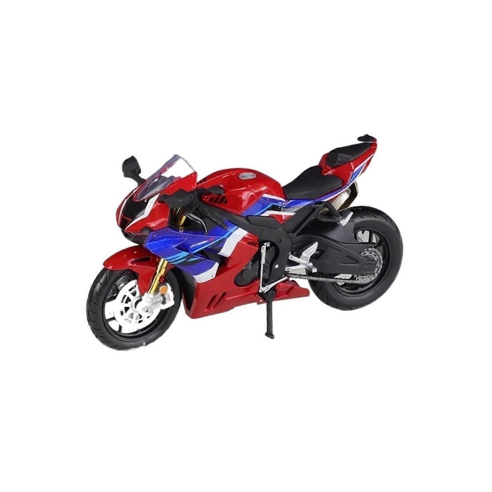 Desk Decoration Alloy Casting Print Metal Motorcycle Model 1:12 Scale For CBR 1000RRR Fire Blade Collection Display 1:12 Red