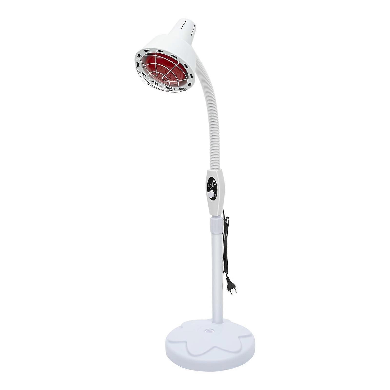 Infrared Therapy Device with 1.67m Power Cable, 360° Rotation, Adjustable Temperature for Muscle Tension Relief, White