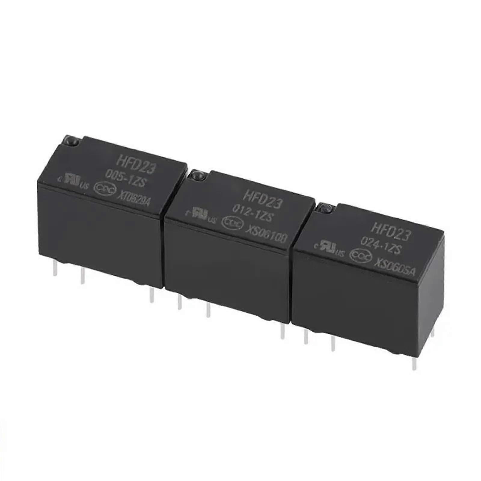 HFD23 Relay 5-Pack 12V 5V 24V 6-Pin HFD23-005-1ZS Group Conversion Relay Specifications