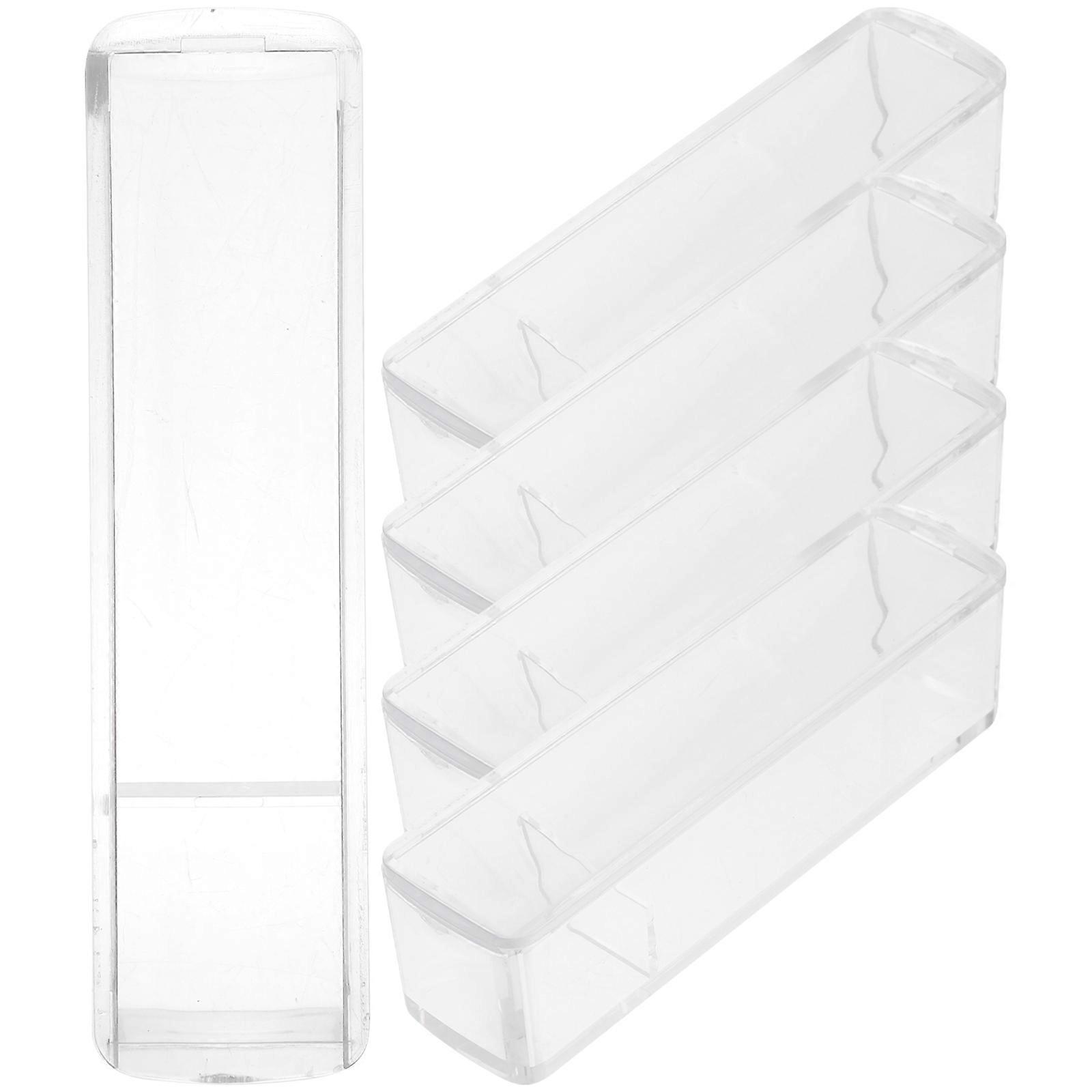5pcs Daily Use Stamper Storage Boxes Official Company Seal Holder