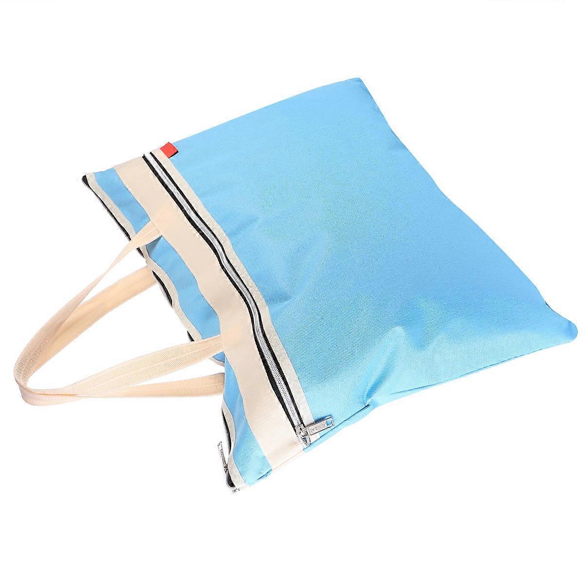 Waterproof Map Pouch Oxford Cloth Art Projects Document Folders Bag Rectangular Multi Purpose 19.65X15.92X0.20Inch 1Set