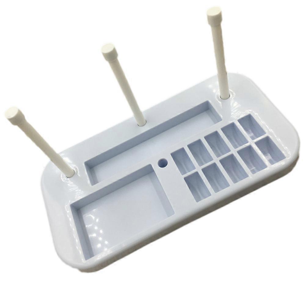 Stand for Sewing Storage Made of Plastic Holds 3 Spools for Smooth Feeding Small to