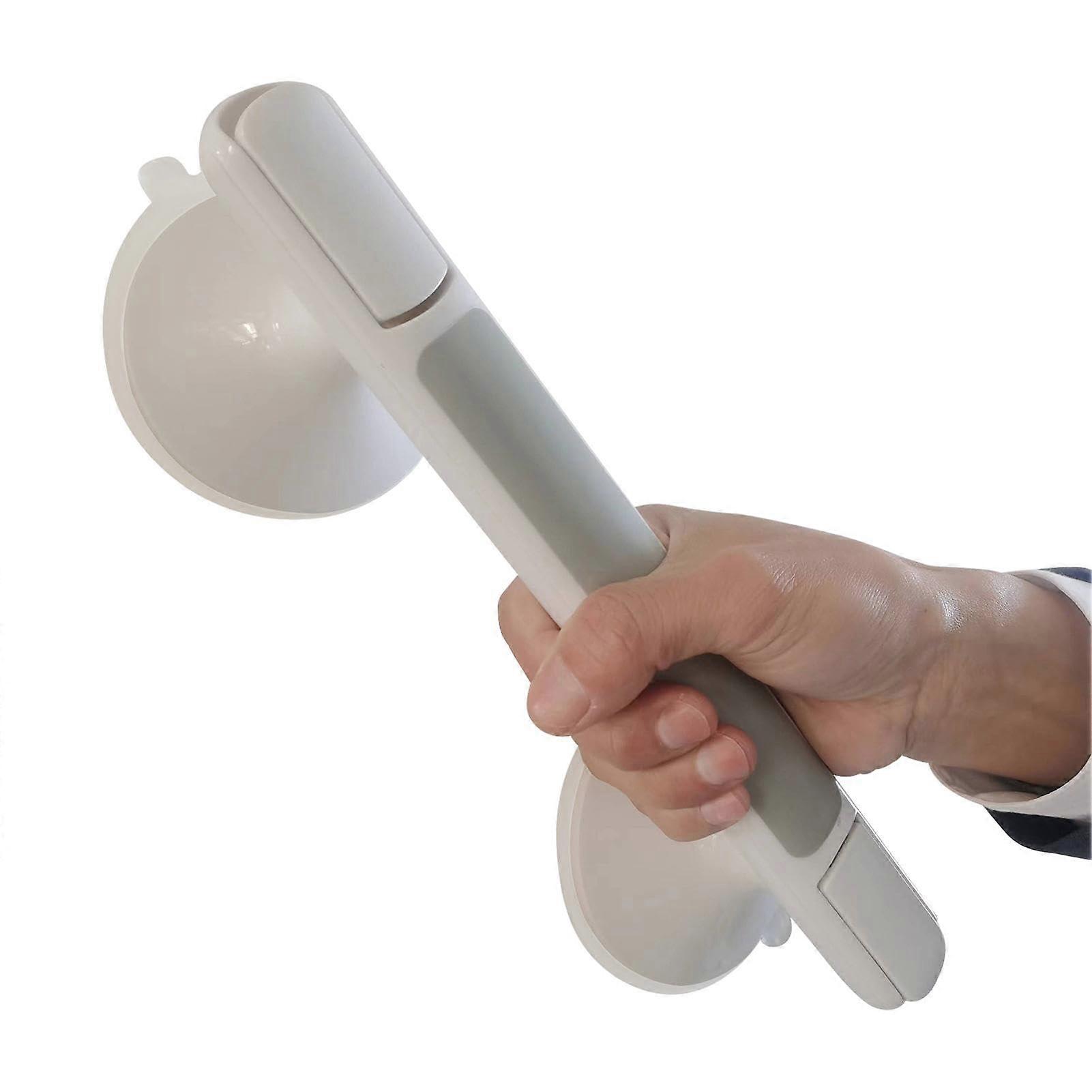 Safety Bar with Suction Cup, Non-Slip Glass Door Handrail, 115 kg Capacity, Thick Enlarged Design, No Punching Installation