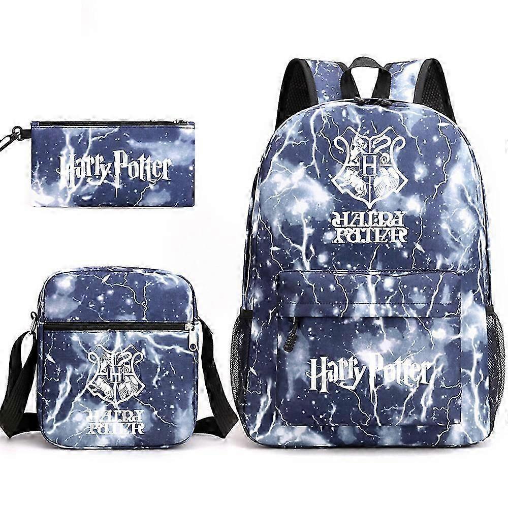 Harry Potter School Bag Backpack Pencil Case Shoulder Bag Three-piece Set _13