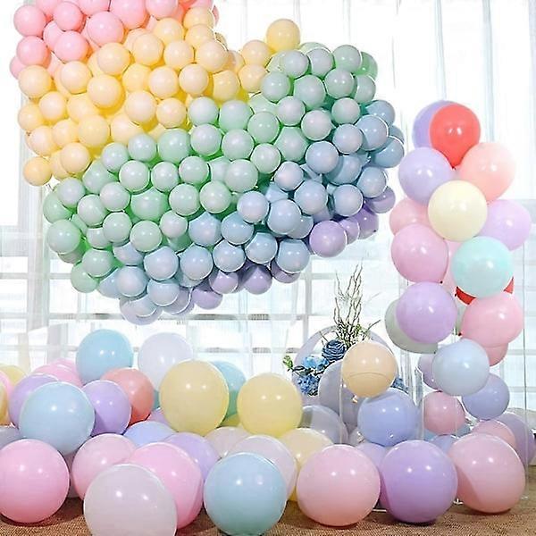 Pink Balloons, 100 Multicolored Balloons, Random Colors Matte Late