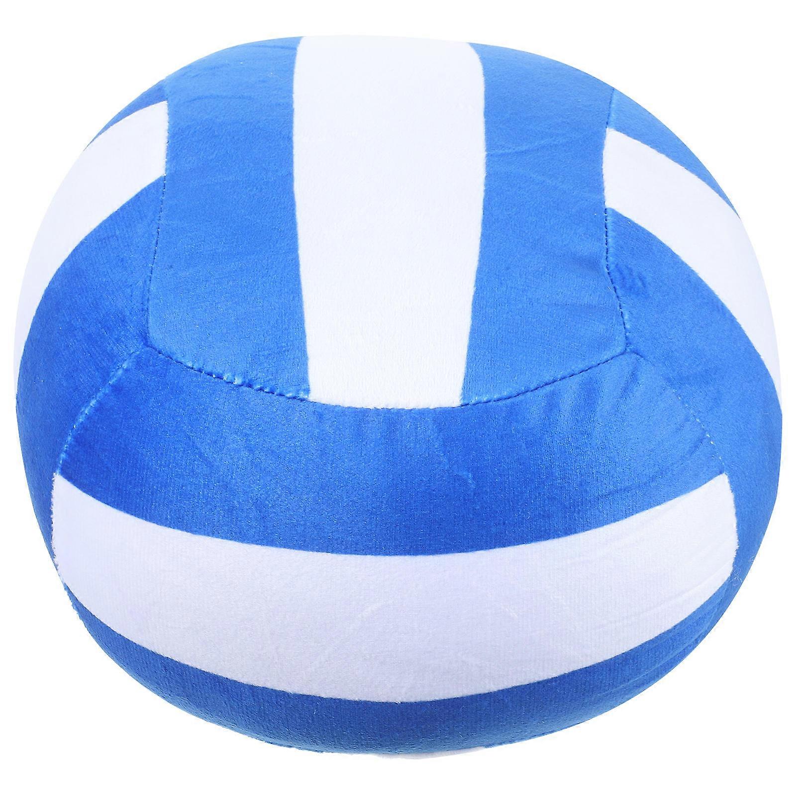 Realistic Volleyball Toy Plush Stuffed Pillow Home Use Soft Toy 22cm Diameter 1Set