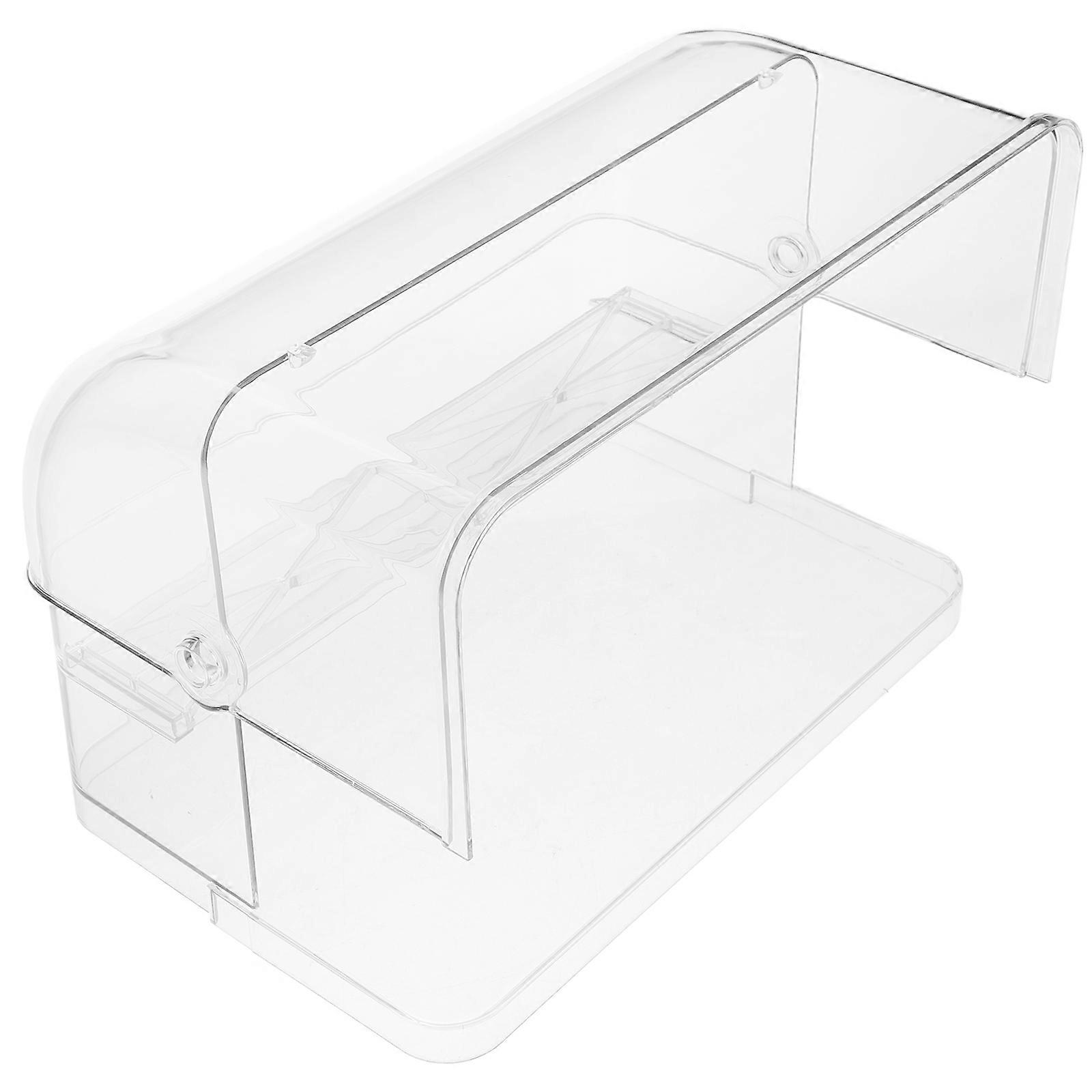 Showcase Display Box Clear Acrylic Display Cabinet Figure Doll Toy Protection From Dirt Scratch Resistance 10.6×7.7×6.7in 1Pcs