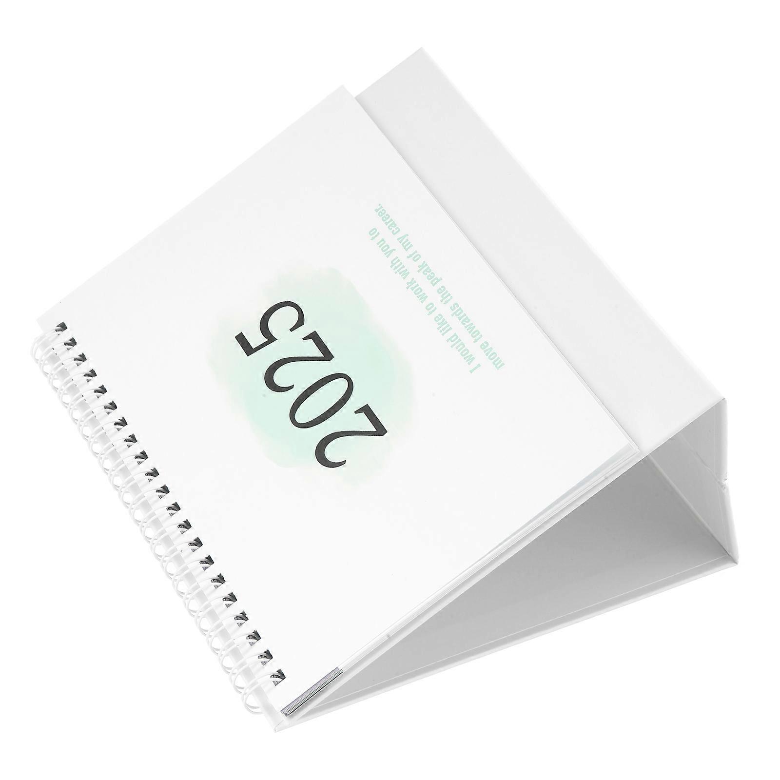 Rustic Large Desk Calendar Note-taking Home Use 7.5×6.5×3.1in Paper Teachers Daily Planning 1Pack