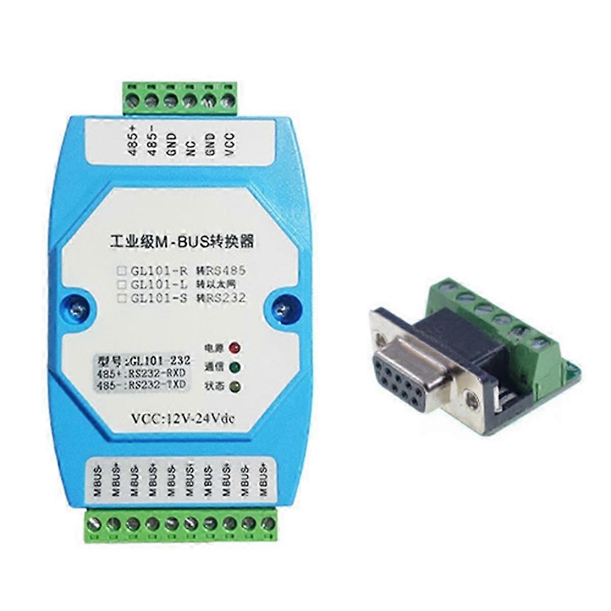 Convertisseur Ethernet MBus vers RS485 Modbus-TCP/MODBUS-RTU, portée 500 m