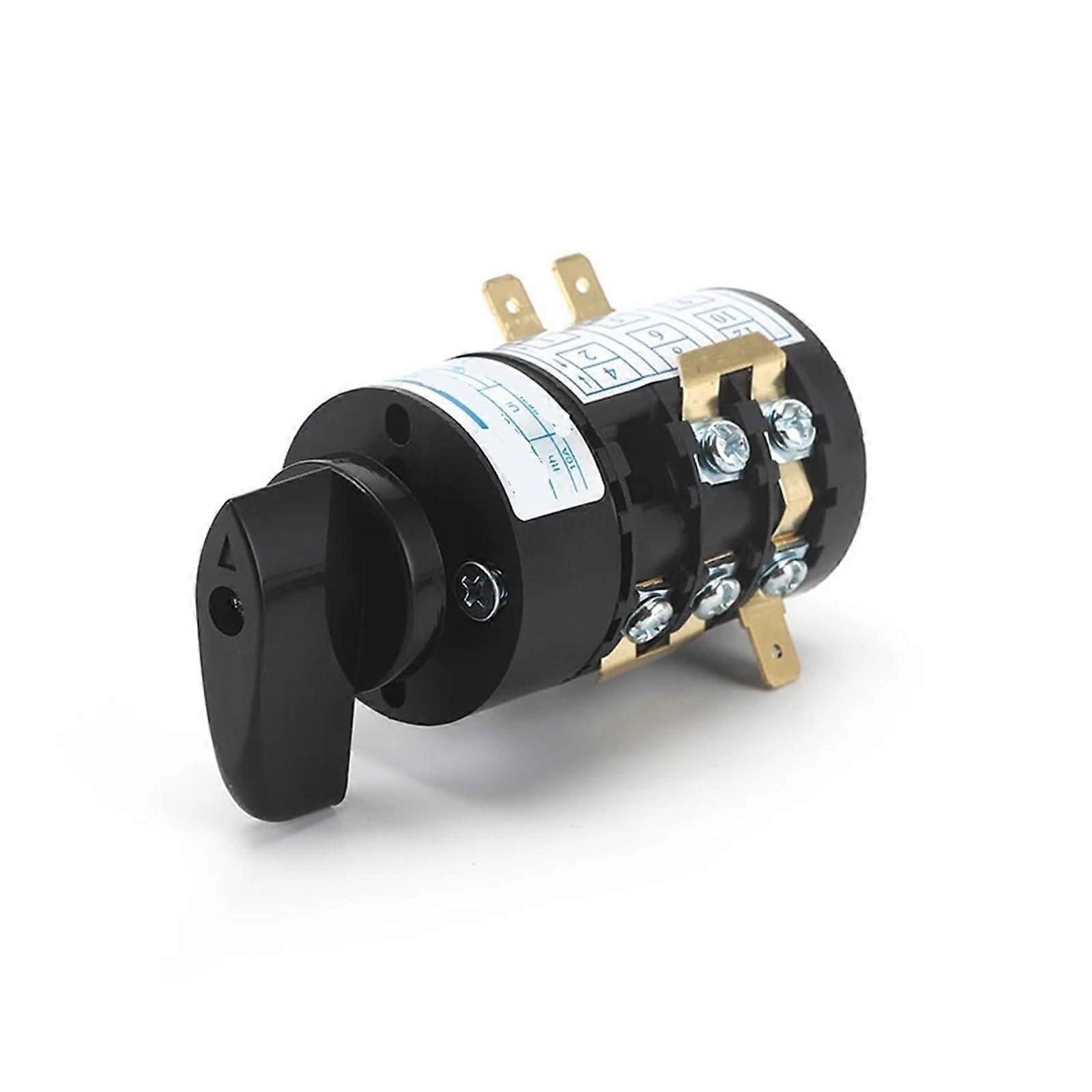 HZ5B20/3.CCC 3.BBB 3.EEE 2.AAA 20A 12 screws 8 screws Rotary Cam Transfer Combination Switch (20A 3.EEE)