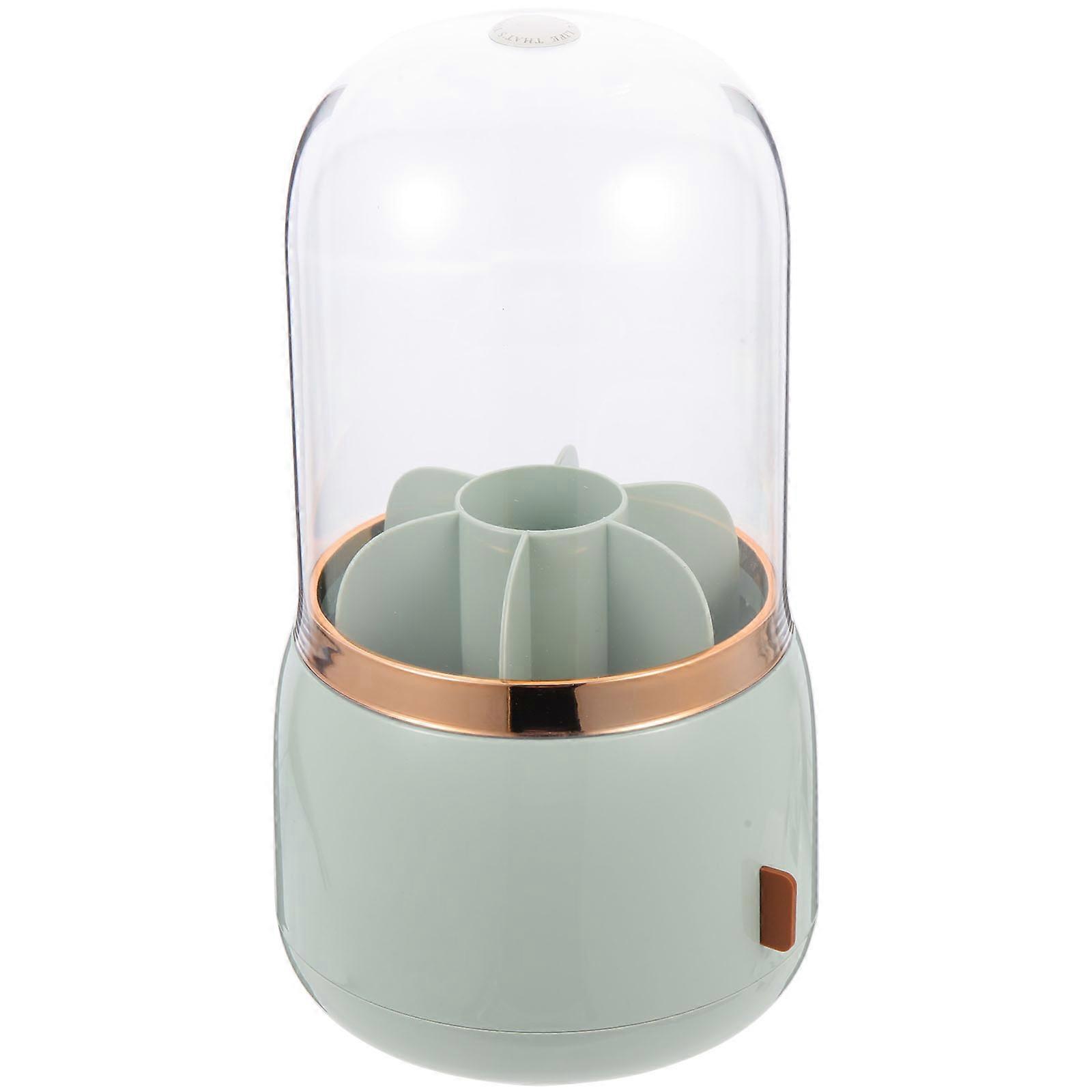 Household Cosmetic Brush Container with Rotating Base for Makeup Brush Tool Holder 1 Set