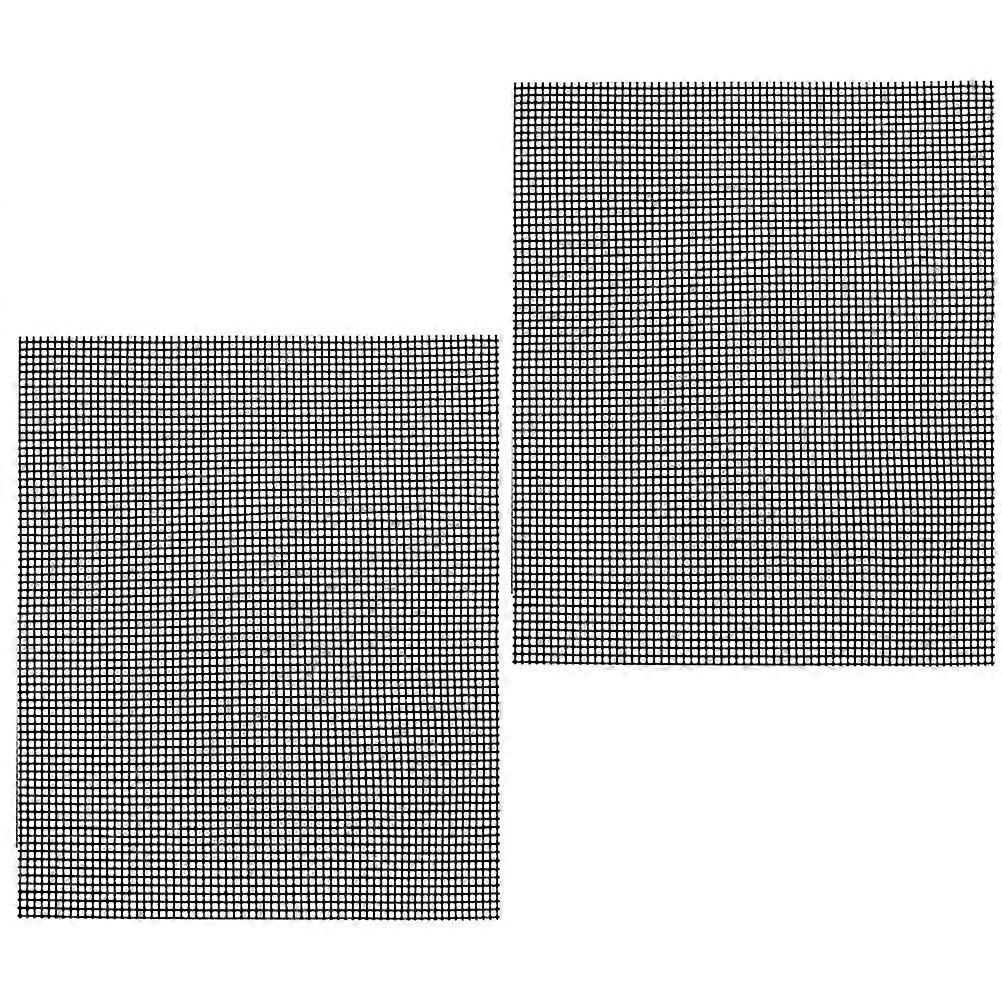 Reusable BBQ Mats 40X33Cm Essential For Grilling Prevent Food From Falling Through Grates 2Pcs
