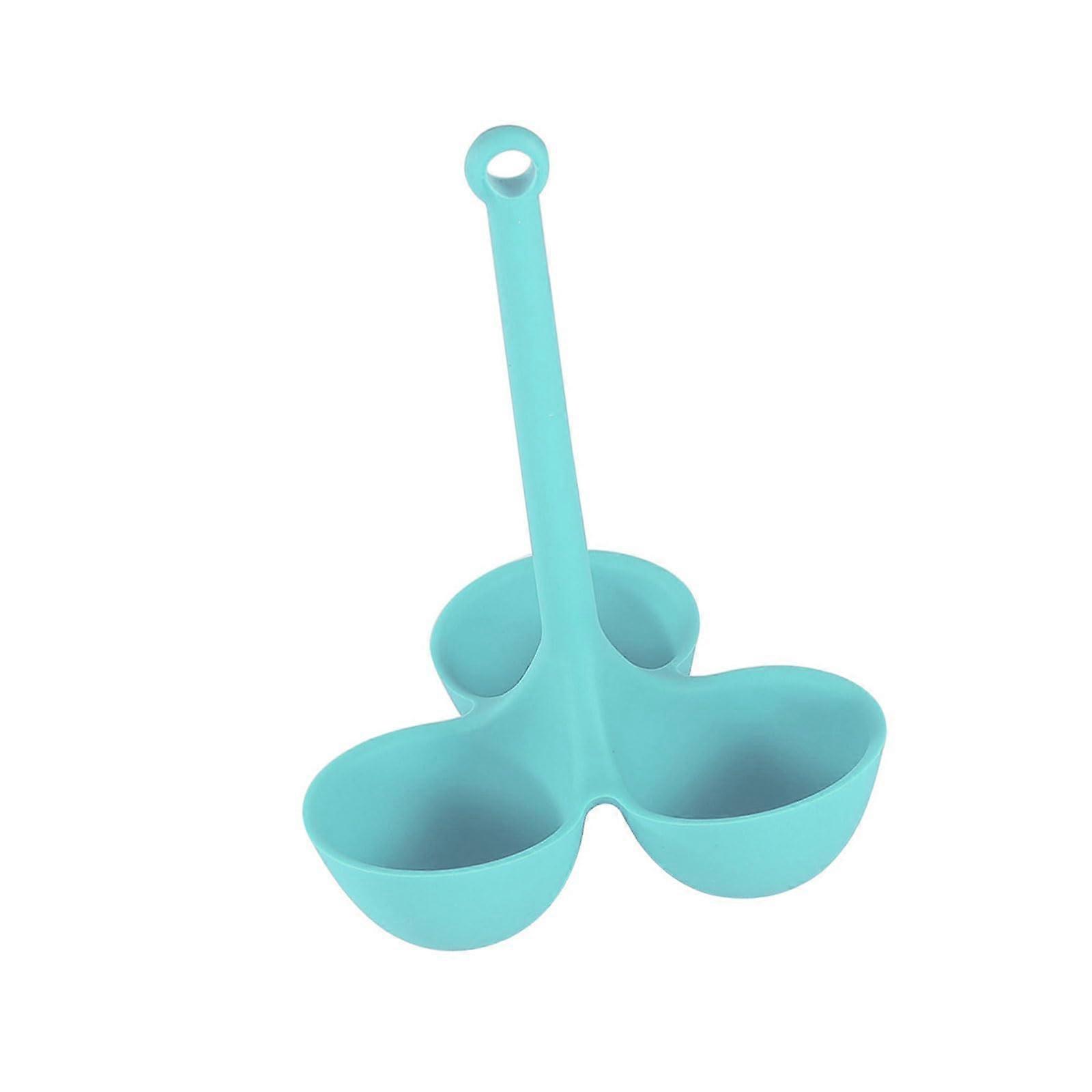 Egg Molds Flexible Non-Stick Lake Blue Model D