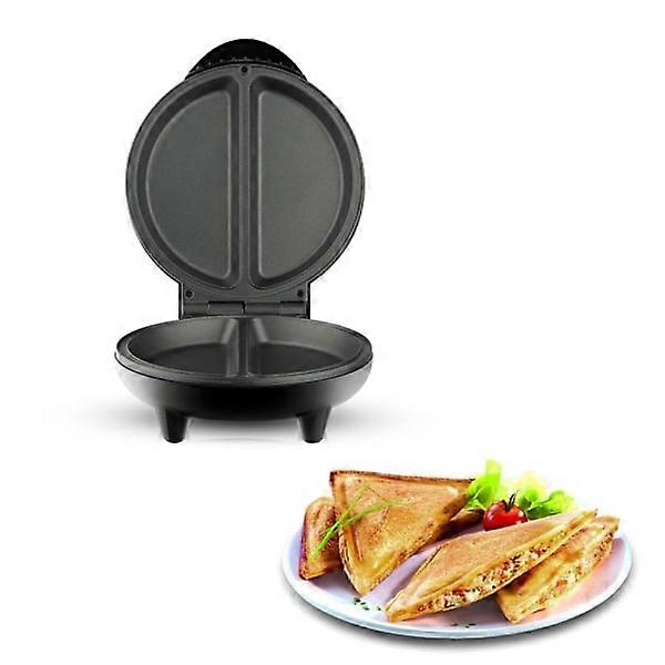 (B) Croque-monsieur machine, Fast and powerful, Easy storage, Non-stick coating, Lock for increased safety