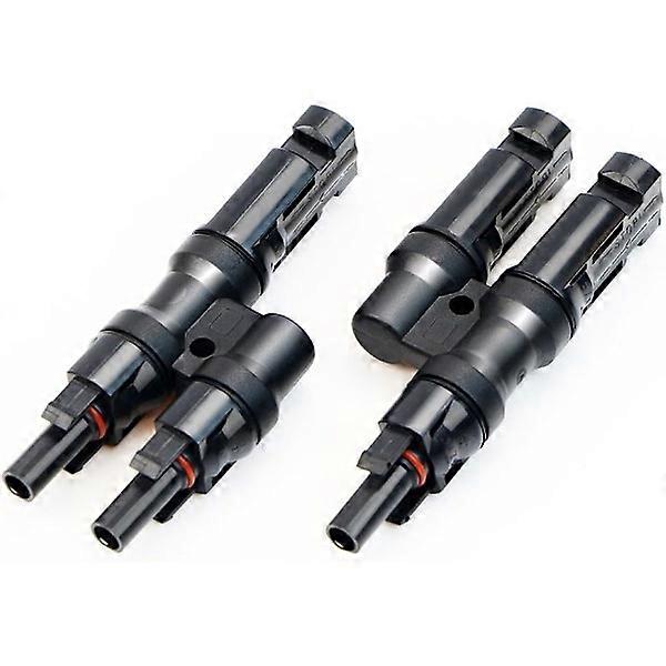 MC4 Branch Connectors for Solar Panels - T / Y Connector for Cable Distribution