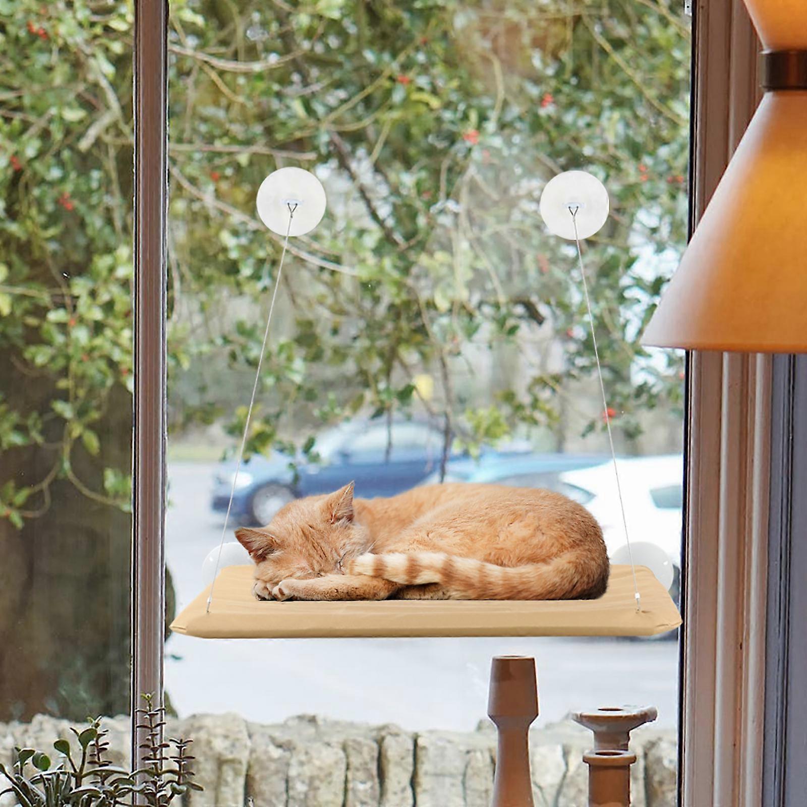 猫吊床宠物架小猫栖息处挡风玻璃安装座猫吊床猫