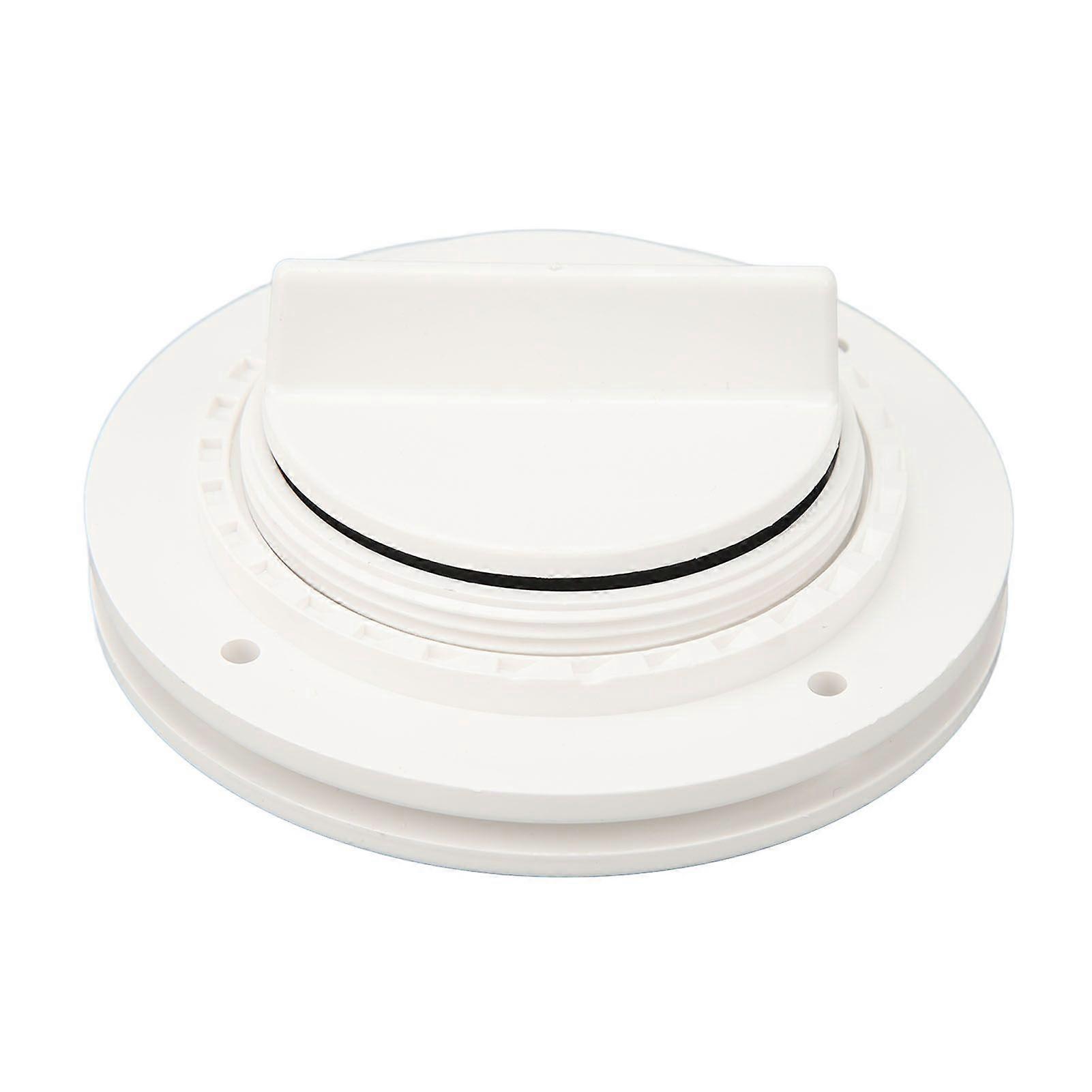 Boat drain plug scupper valve ABS efficient design