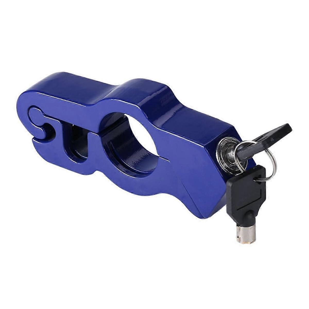 Motorcycle Lock for Yamaha MT10 2016-2018, Durable Anti-Theft Handlebar Lock, Blue Motorcycle Security Accessory