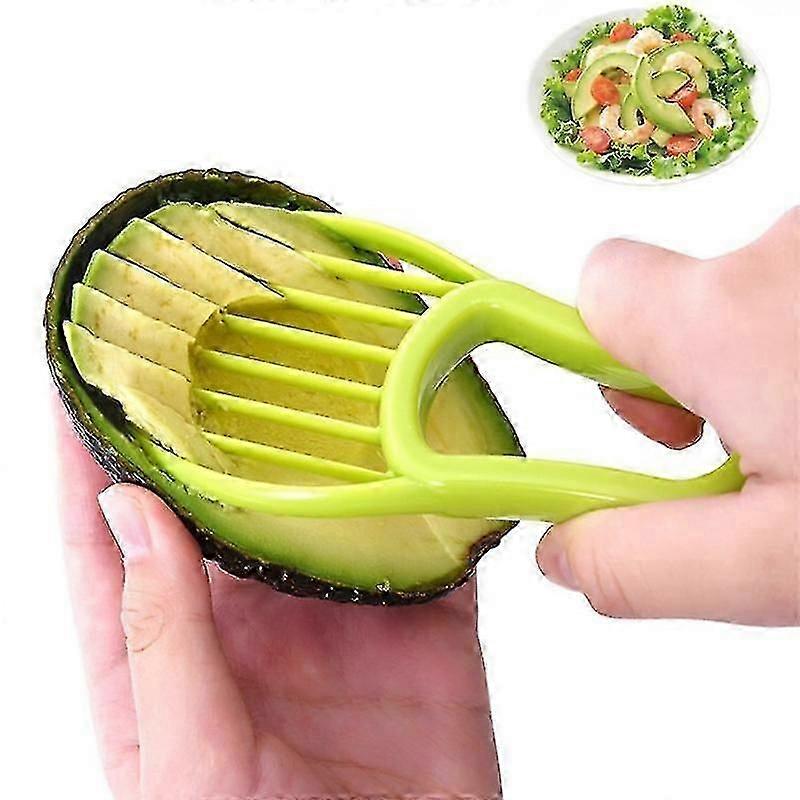 3 in 1 Avocado Slicer Avocado Corer Butter Fruit Peeler Pulp Separator Plastic Knife Kitchen Vegetable Tools Kitchen Gadgets